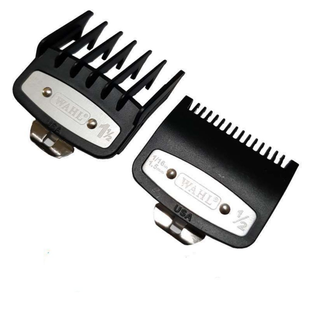 Spatu Potong Rambut 0,5 dan 1,5 Wahl Set 2 Picis Guard Alas Potong Rambut Spatu Clipper
