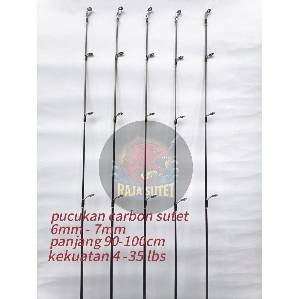 Ujung joran carbon sutet