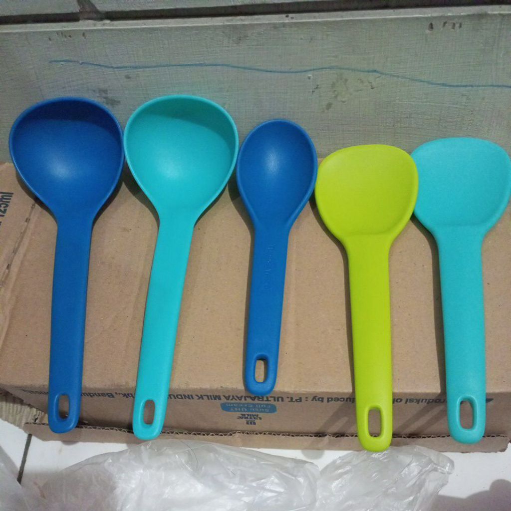 centong nasi centong sayur baru tupperware original