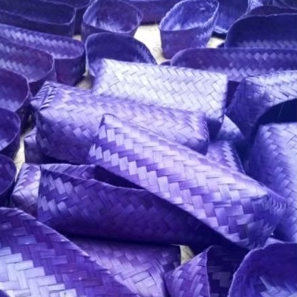 Besek Bambu Warna 20x30 Premium Wadah Hampers Souvenir Anyaman Purworejo Murah