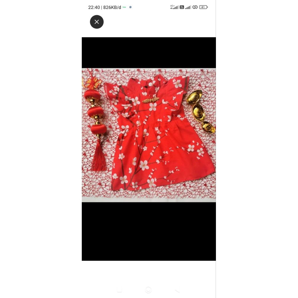 preloved dress qipao bayi