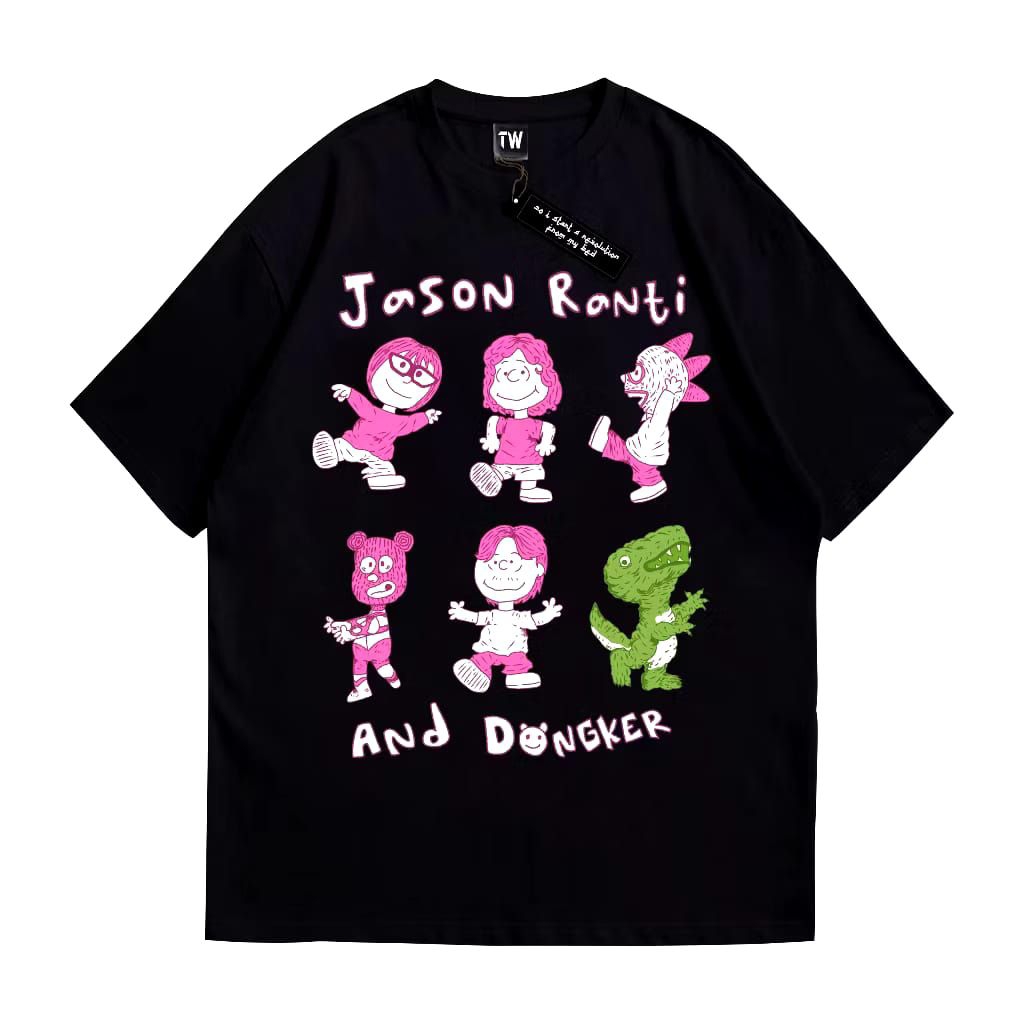 Kaos Jason Ranti X Dongker Merchandise Dongker Jason Ranti Cotton Combed 24s Unisex Tees