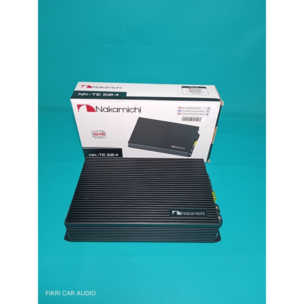 Power NAKAMICHI seri NK-TE60.4 / Power Amplifier 4Channel Audio Mobil