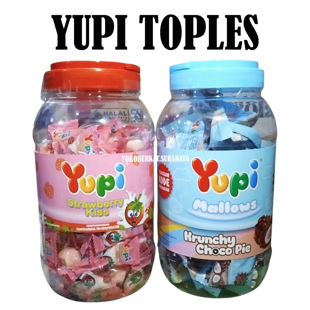 YUPI STRAWBERRY KISS / CHRUNCHY CHOCO PIE TOPLES
