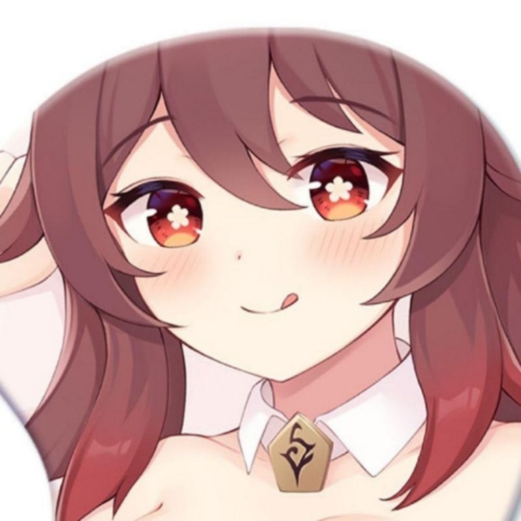 3D Mousepad Boing Mantap Cat Girl Sexy Genshin Impact Tatakan Siliconee Bra Mouse Pad Cewe Seksi Ban