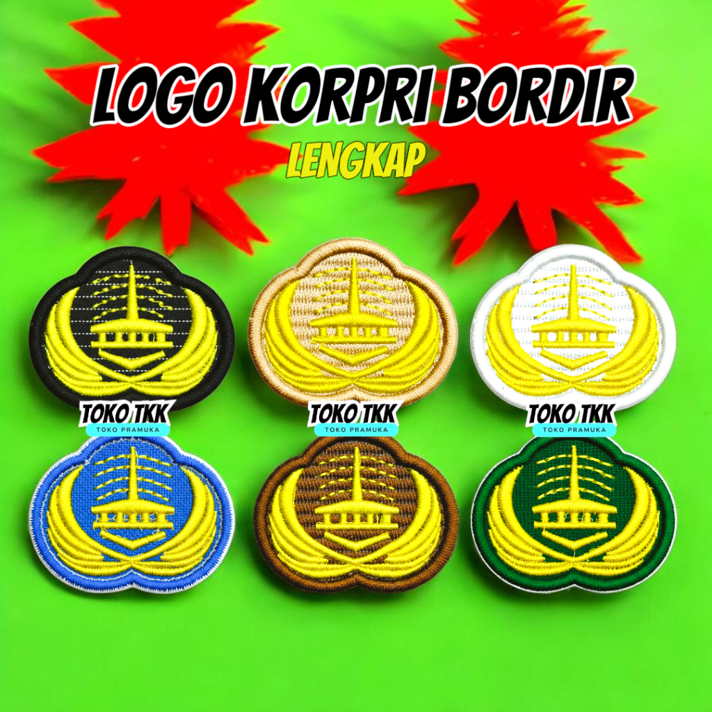 Bed Korpri Bordir | Bed Logo Korpri Bordir