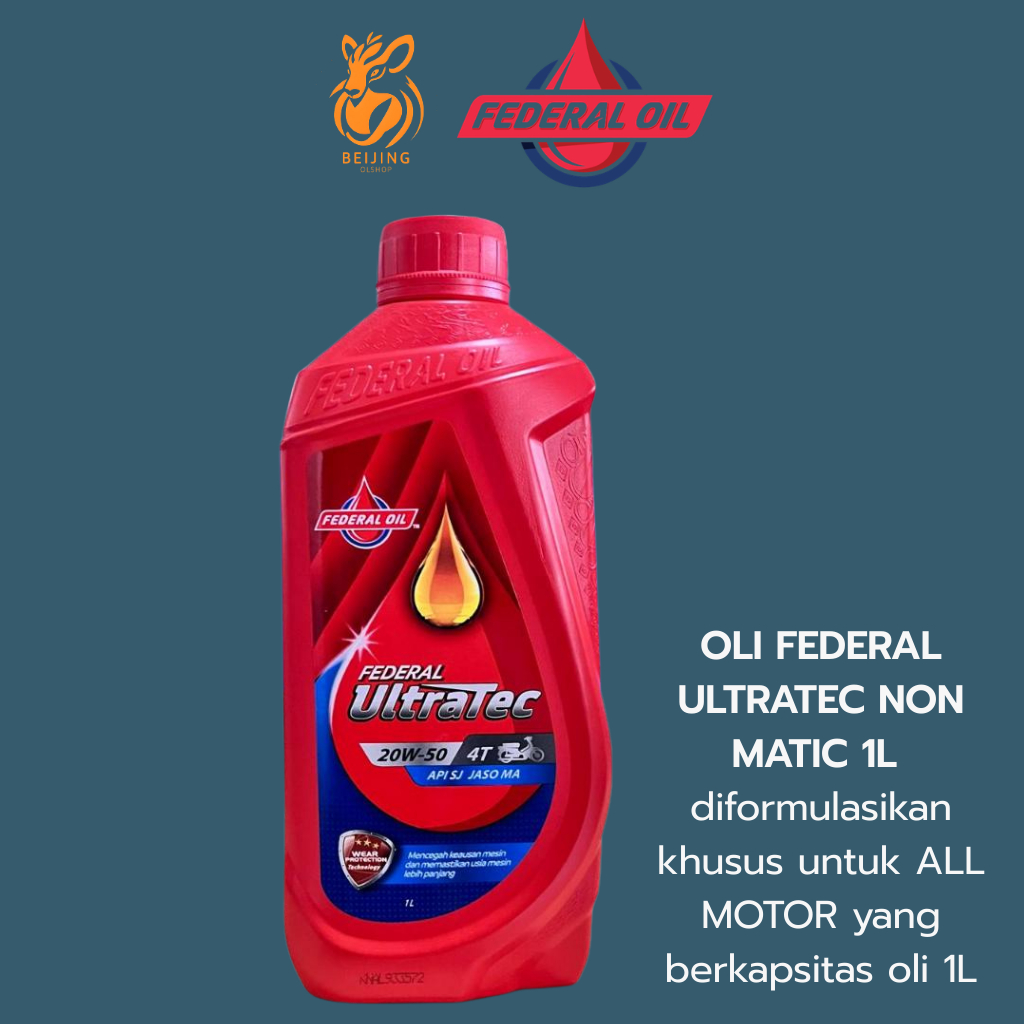 OLI FEDERAL ULTRATEC 1 LITER 20W-50 Non Matic