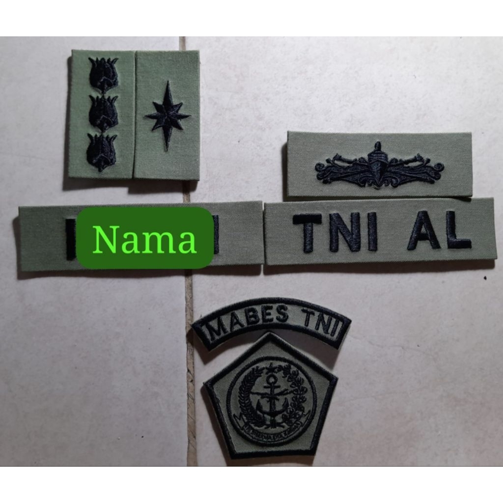 atribut pdl tni prima 1 set