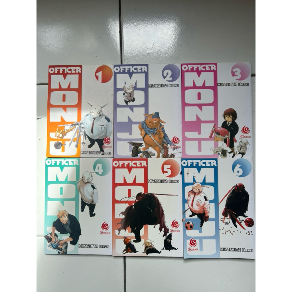 Komik Officer Monju 1-6 Tamat Miyashita Hiroki
