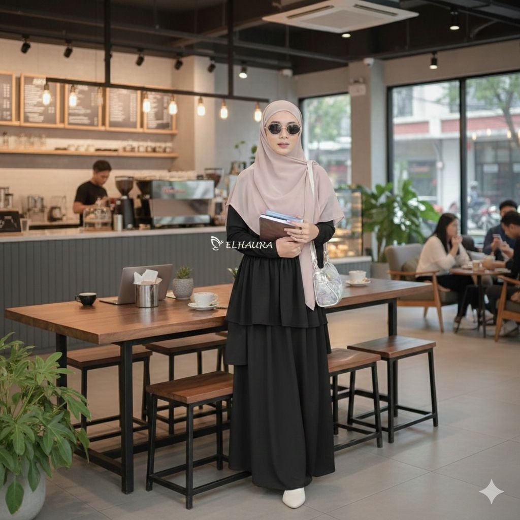 Gamis Rayya series 2 turkiye syari Jetback elhaura