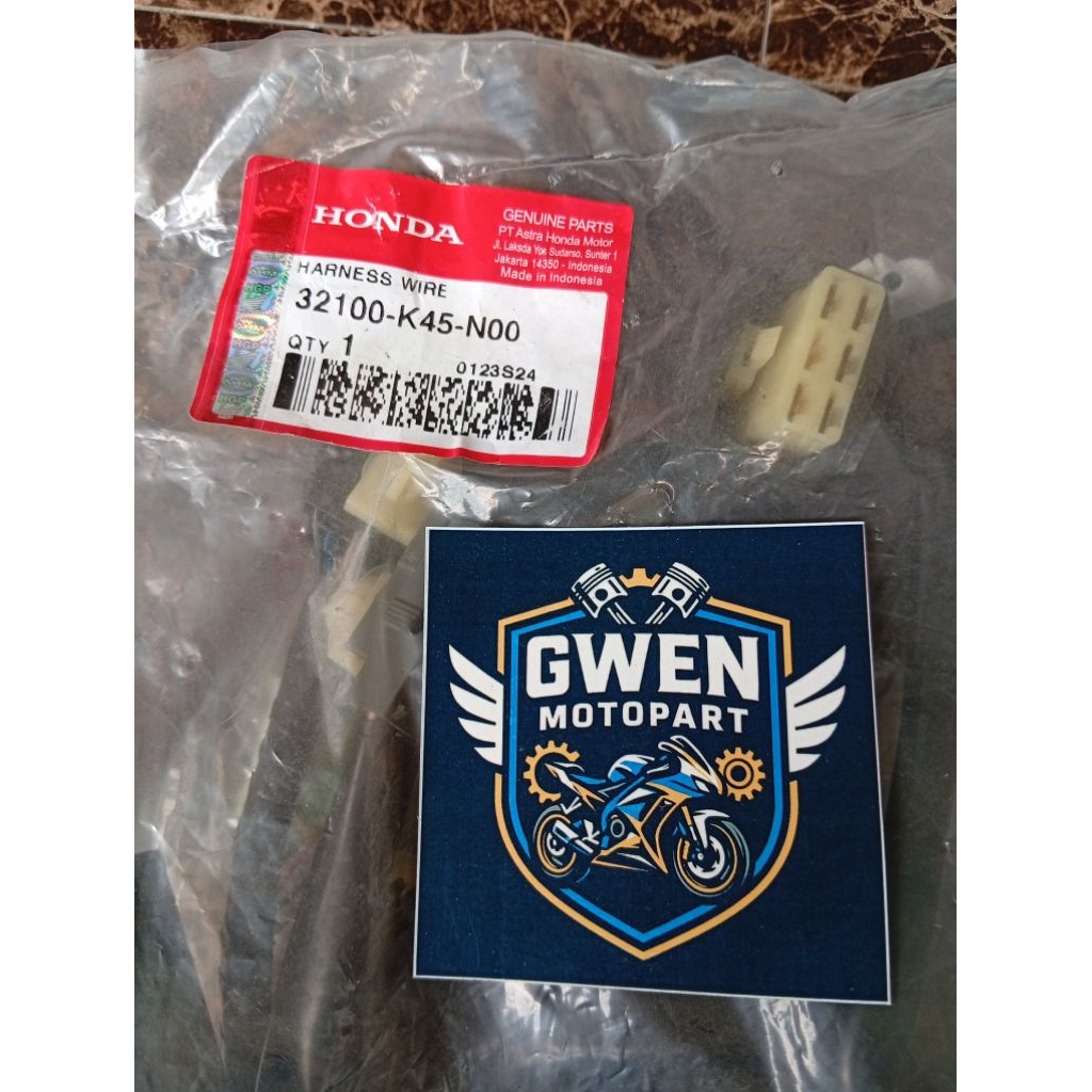 Harness Wire Kabel Kelistrikan Listrik CBR150R CBR 150R K45A Lokal Mata Dua 2014 2015 2016 32100K45N