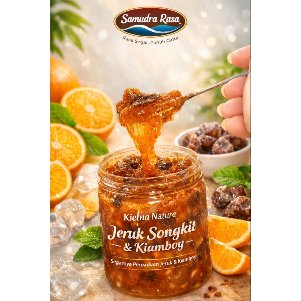 Sirup Kietna Medan Asli | Minuman Jeruk Kasturi / Songkit | Sirup & Jus Segar Premium 400g