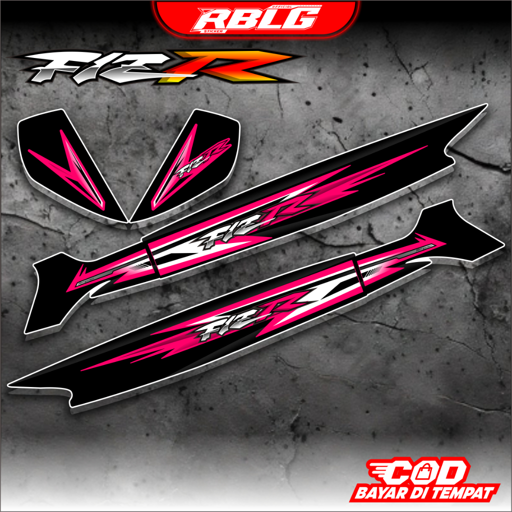 STRIPING FIZ R, STRIPING TERBARU FIZ R, STRIPING TWO STROKE TERBARU, STRIPING FIZ R STD, STRIPING FI