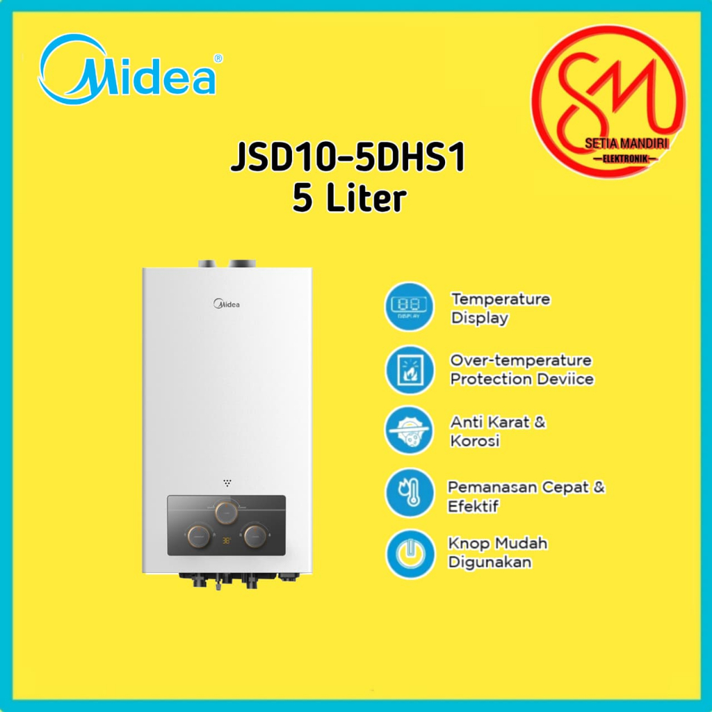 Midea Water Heater JSD10-5DHS1 5L / JSD12-6DHS1 6L