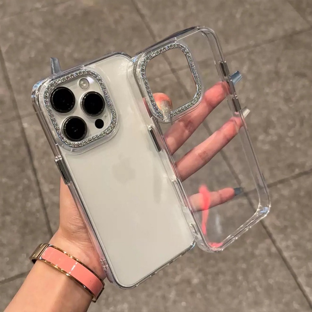 Clear Case Plating - Softcase/Case Hp Oppo A3X A5i A5X A5 2025 A5i A6 PRO A15 A15S A16 A16S A16K A16