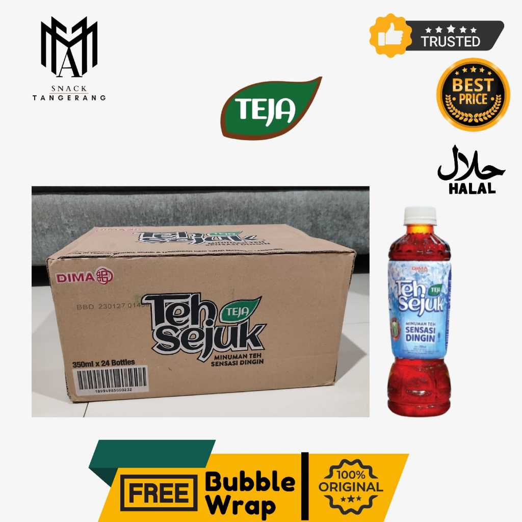 TEJA Minuman Teh Sejuk 350 ML [1 DUS ISI 24 BOTOL]