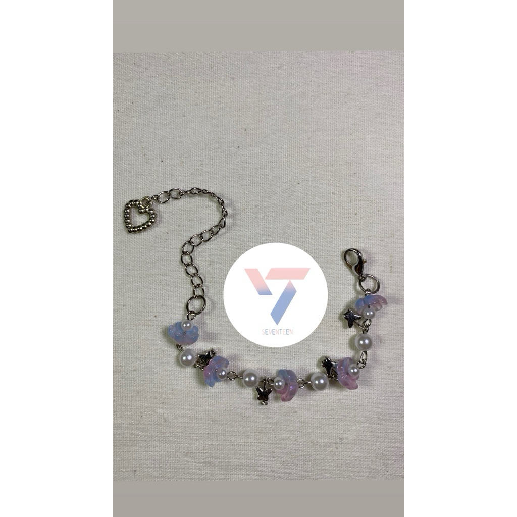 Carat Dream Bracelet – Pink Blue Pastel flower