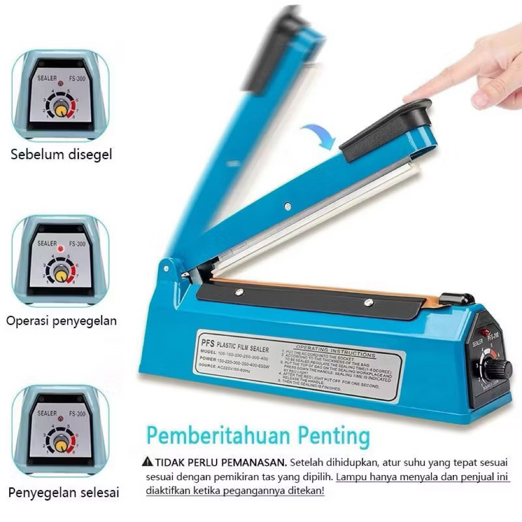 ALAT PRESS PLASTIK / IMPULSE SEALER TD