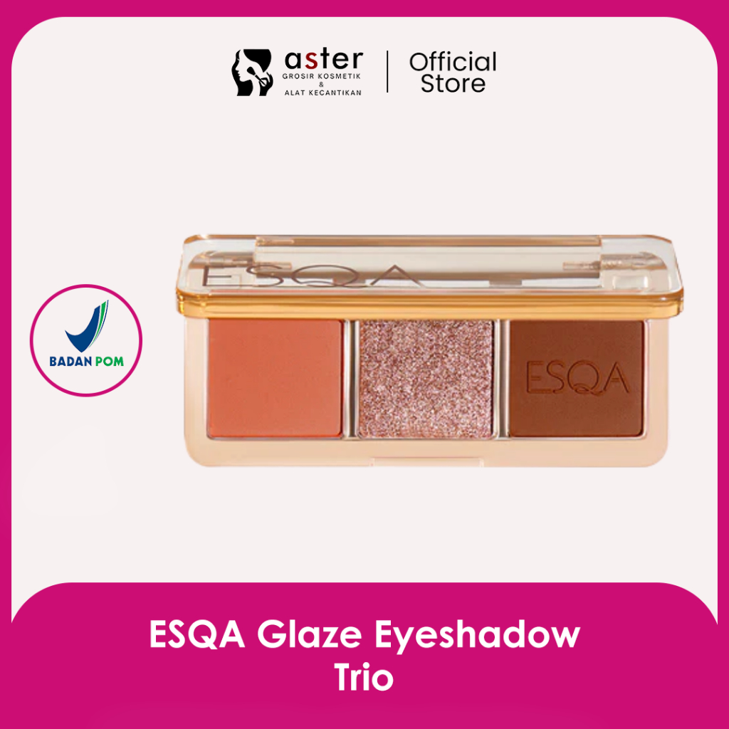 Aster Kosmetik - ESQA Glaze Eyeshadow Trio