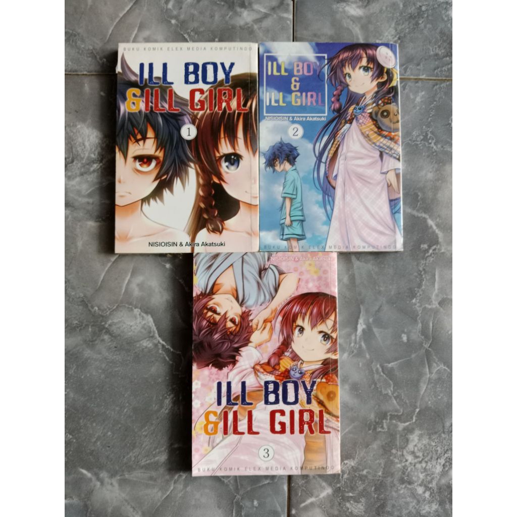 KOMIK BEKAS ILL BOY & ILL GIRL Vol 1-3