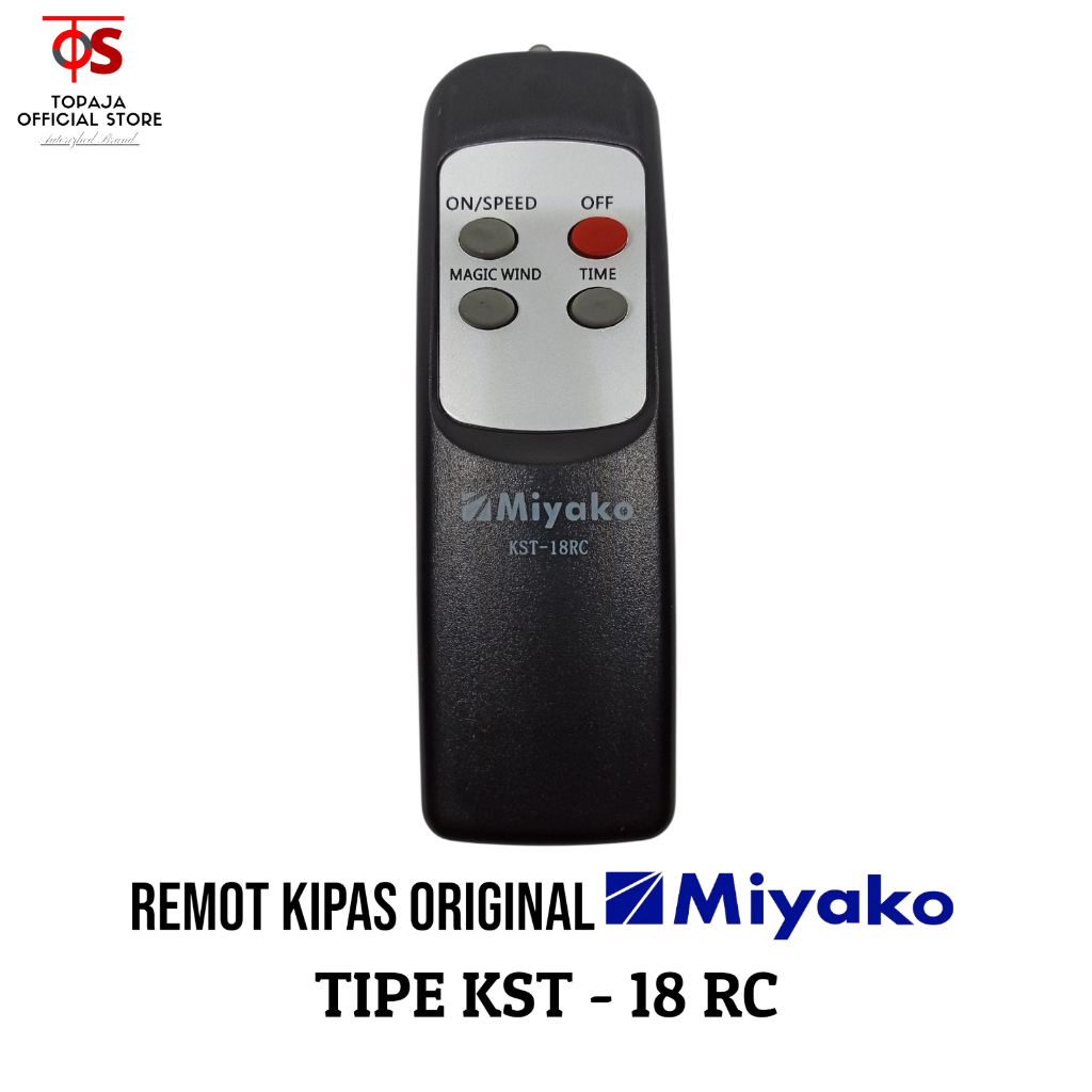 MIYAKO Remot Kipas Angin Remote Control Fan Miyako KST 18 RC