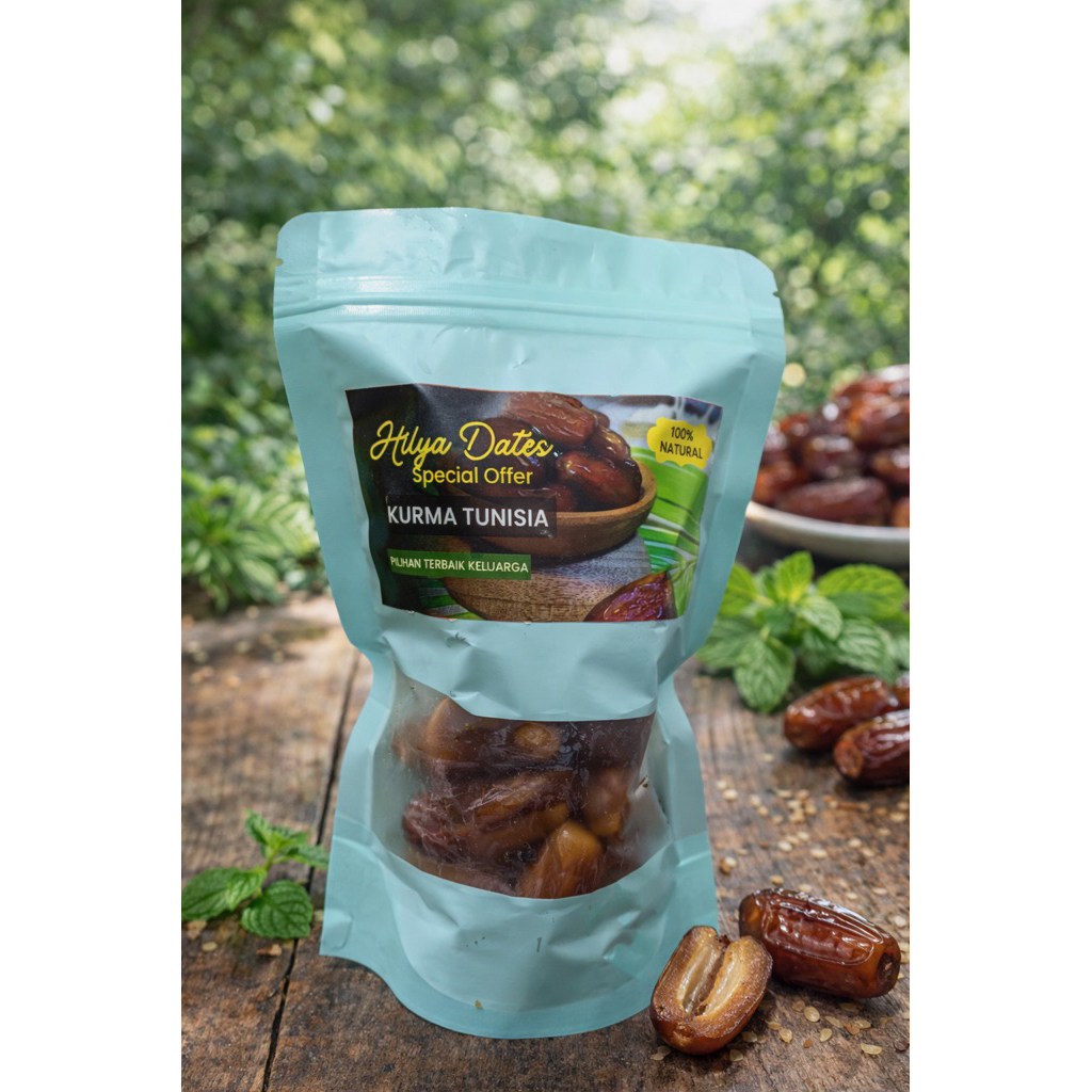 KURMA TUNISIA PREMIUM 250gram HILYA DATES