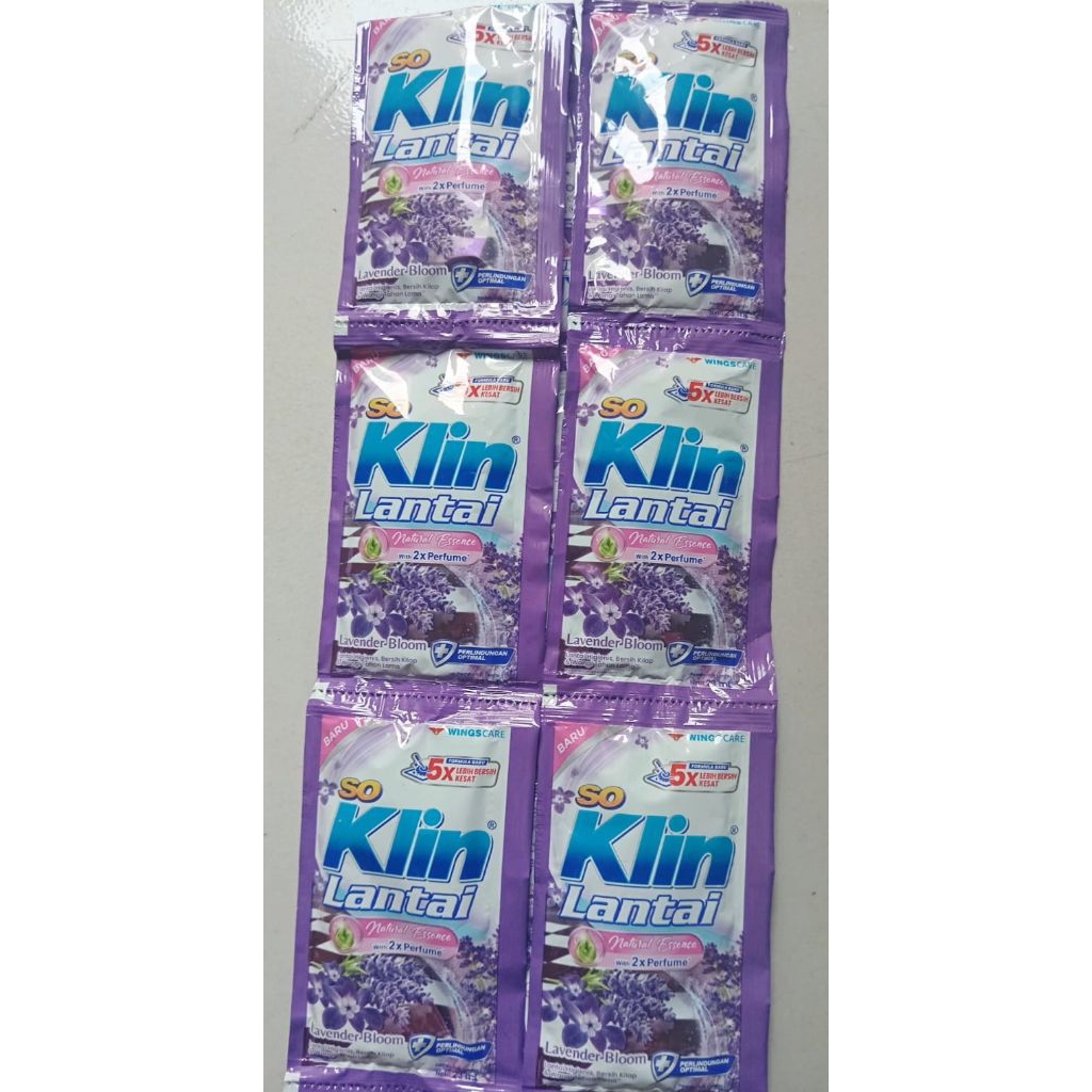 So Klin lantai 1 renceng 12 sachet @ 23 ml