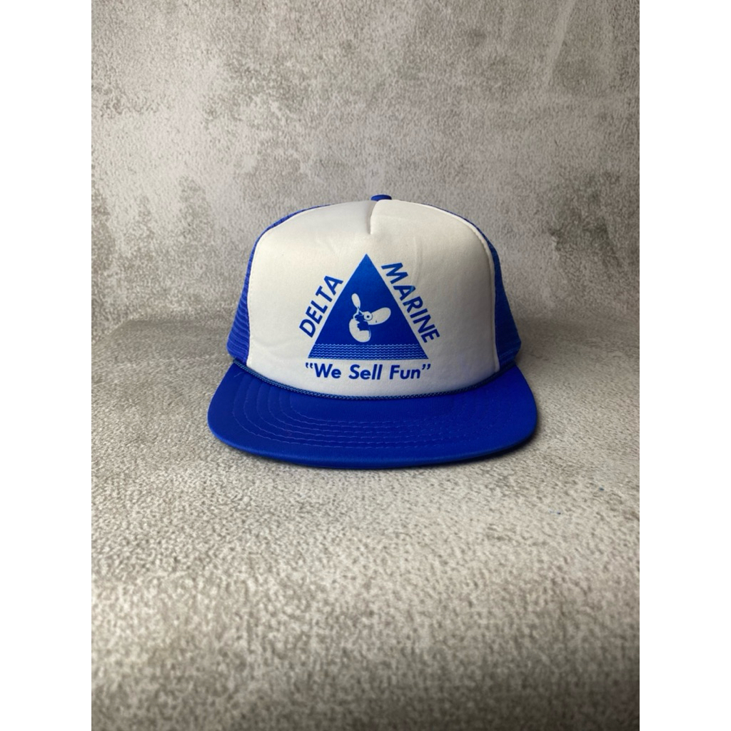 Topi Trucker USA Delta Marine