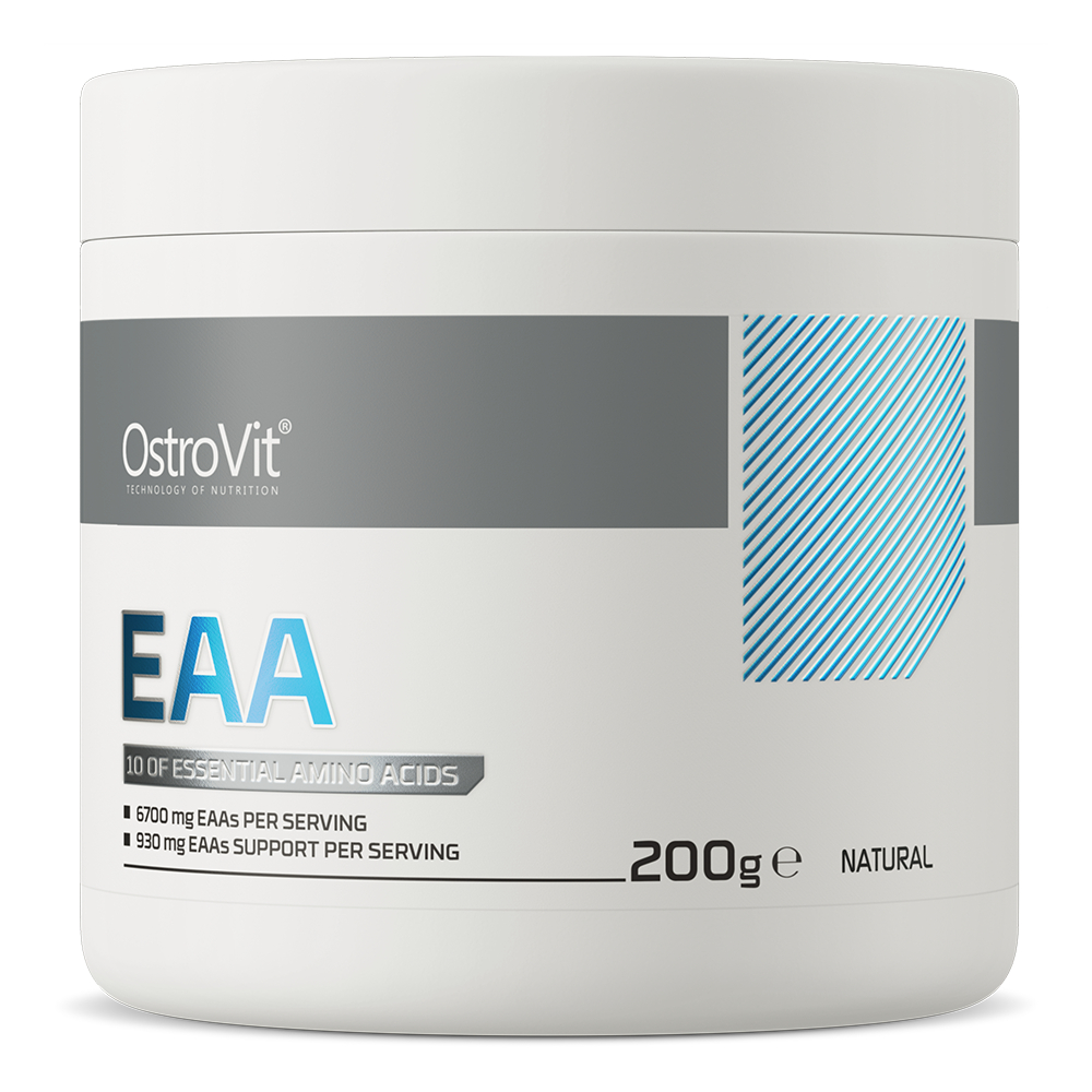OstroVit EAA Essential Amino Acid Powder 200g Serbuk Bubuk Asam Amino leucine Suplemen Obat Vitamin 