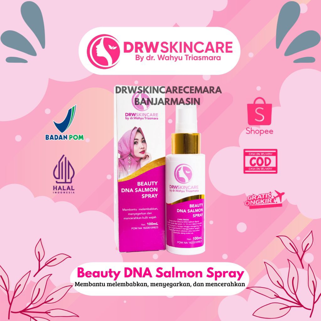 BEAUTY DNA SALMON SPRAY FACEMIST DNA SALMON DRWSKINCARE BANJARMASIN