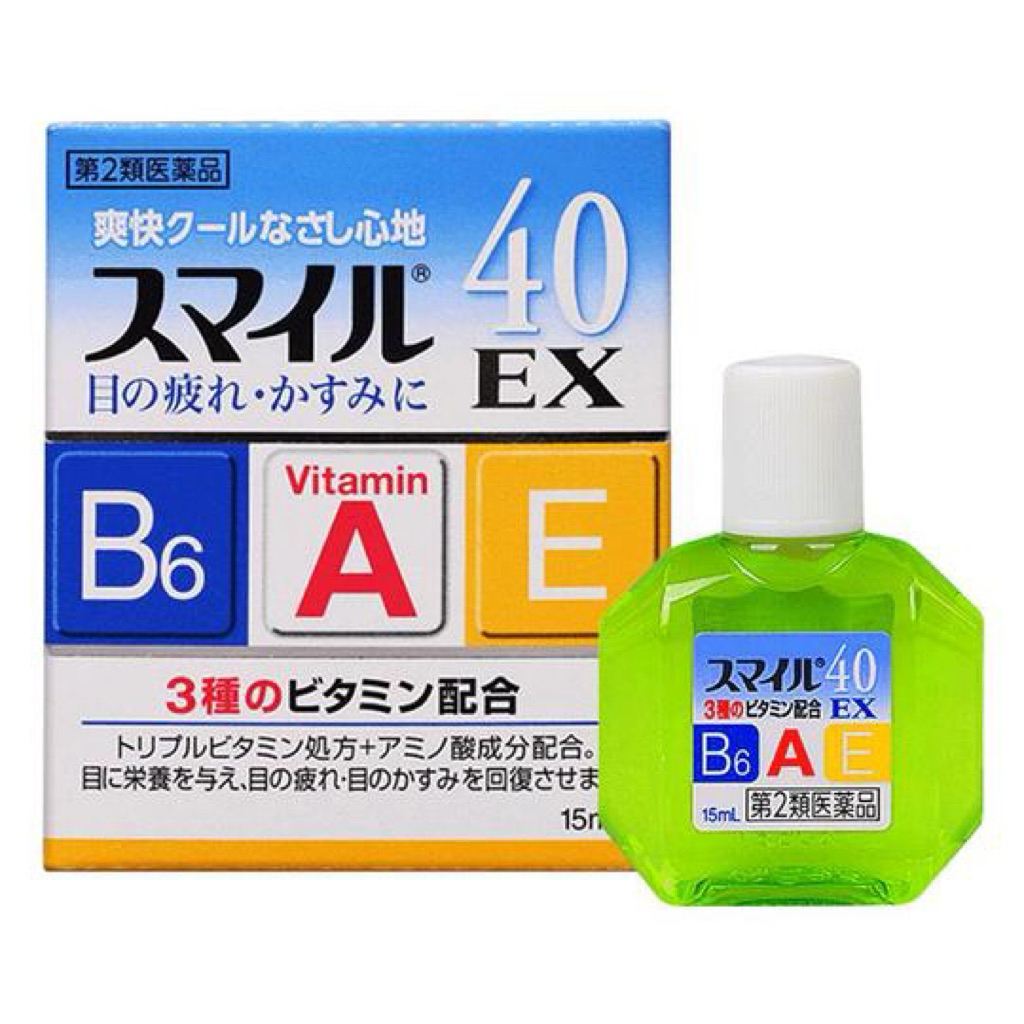 LION Smile 40 EX Eye Drop - Mild 15ml tetes mata jepang
