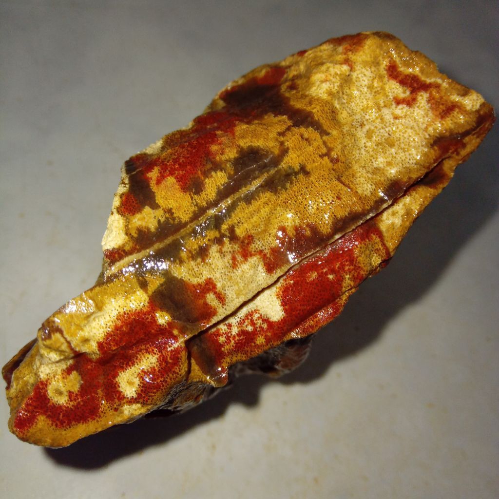 Natural Batu Akik Motif Bulu Macan Sumatera