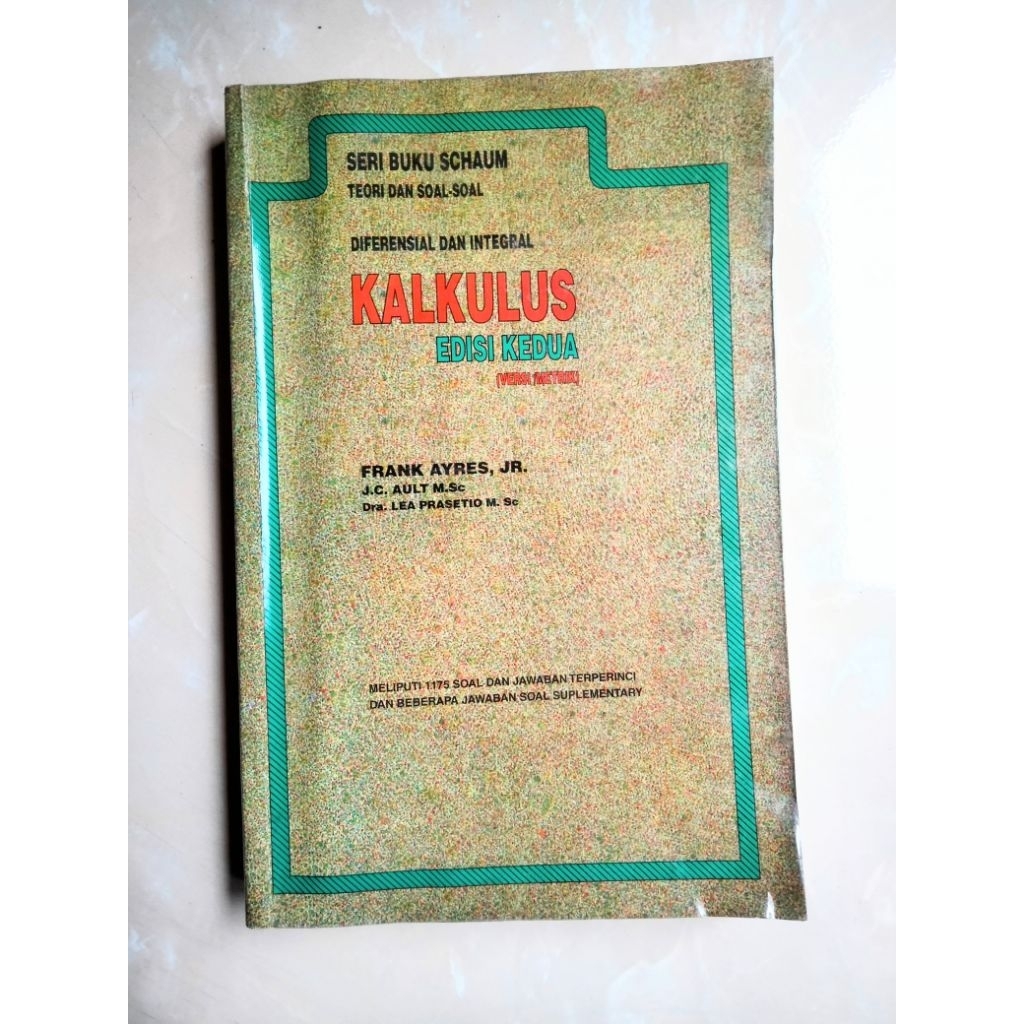 [ Original ] Kalkulus Diferensial dan Integral seri schaum  teori & soal
