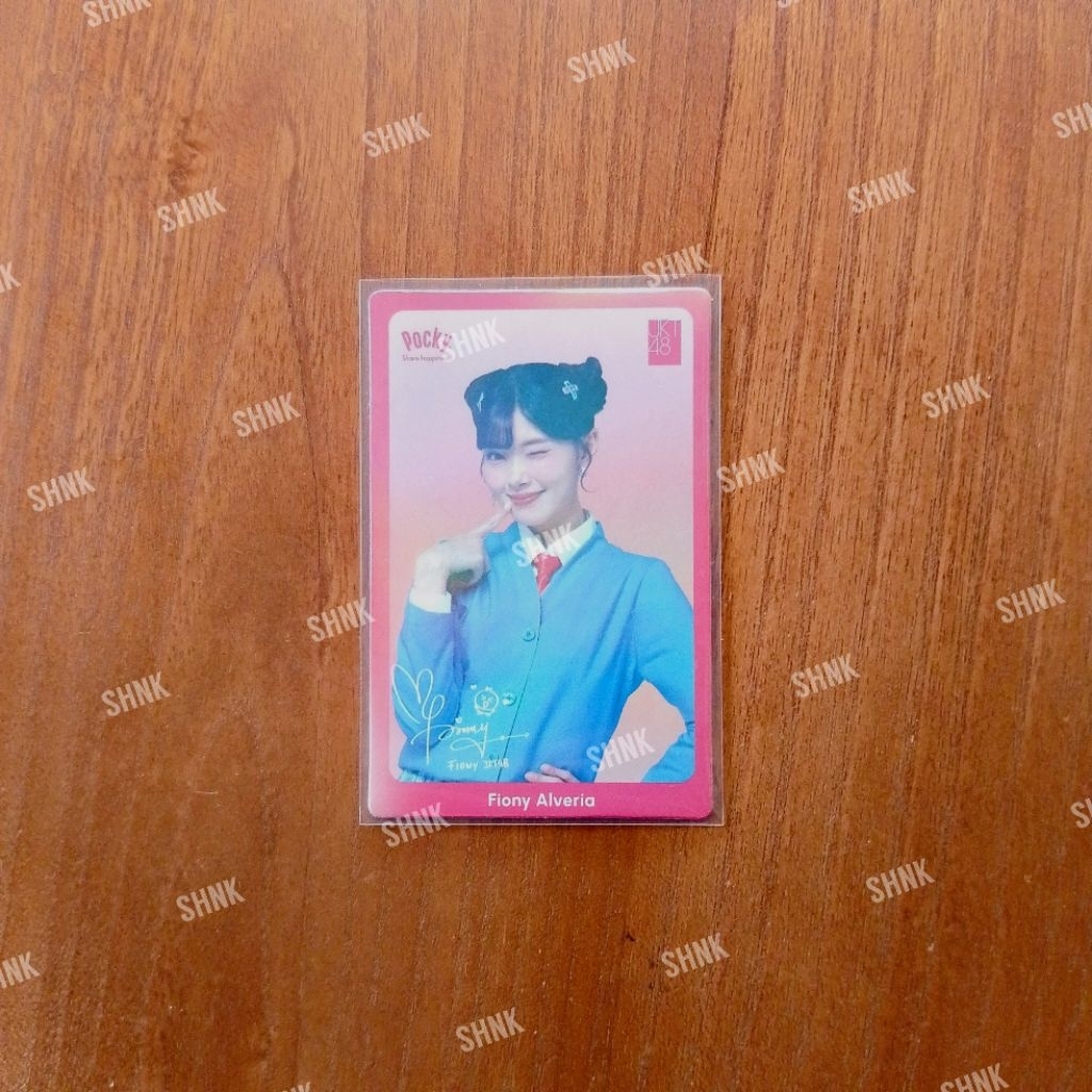 Photocard Fiony JKT48 - Pocky X JKT48