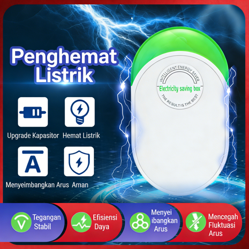 penghemat daya listrik Hemat Daya 90% Alat Penghemat Listrik Colokan rumah murah Token Meteran Power