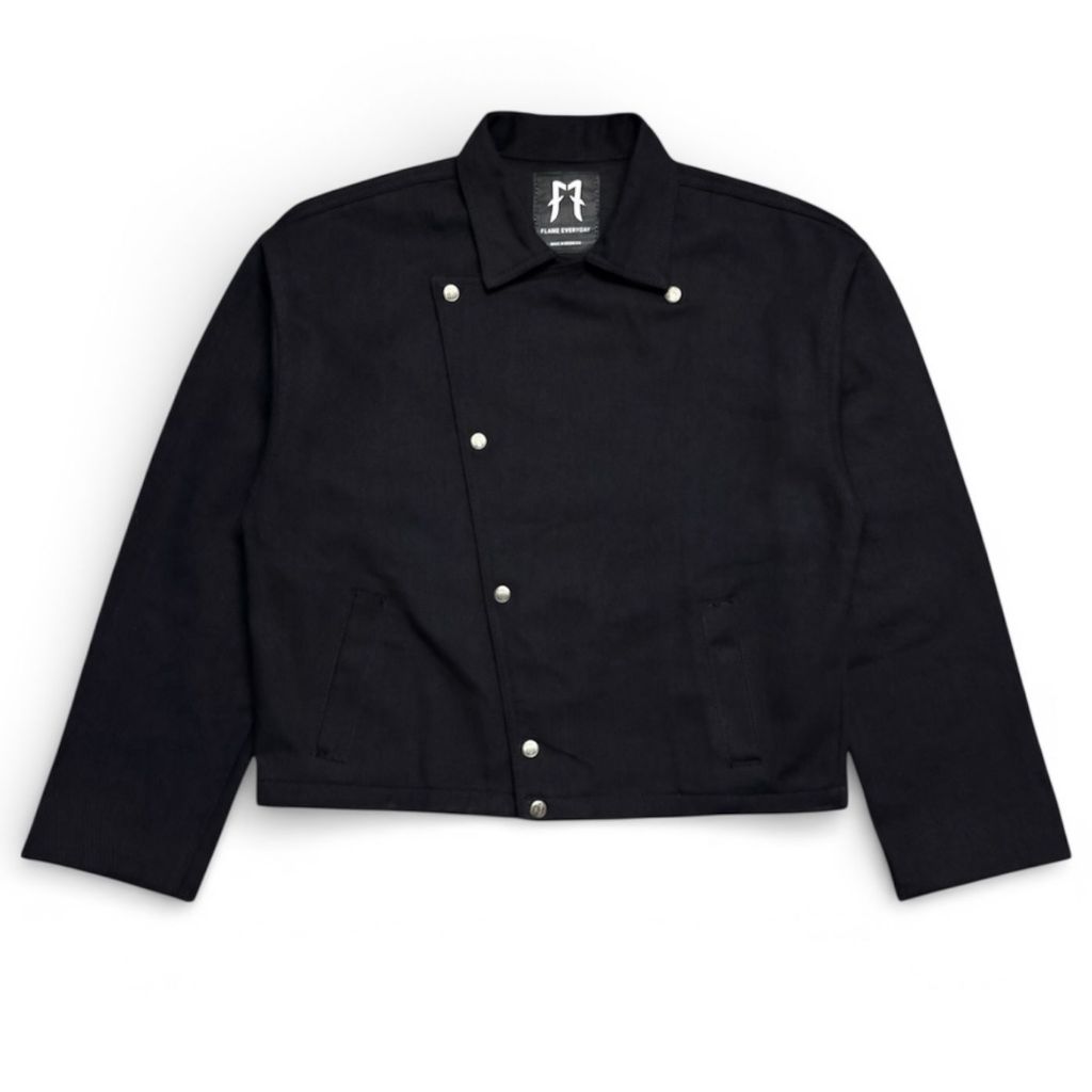 Flame Everyday | Jacket Fencing | Jacket Denim | Denim Black Jet 14oz