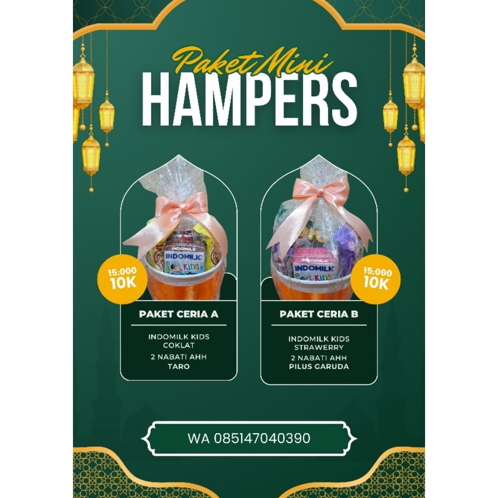 Hampers mini, hampers ulang tahun, snack ulang tahun