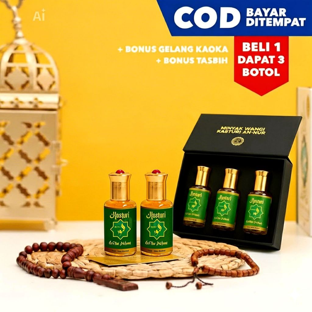(BISA COD) Minyak Wangi Kasturi 100% Asli - Minyak Wangi Kasturi Asli