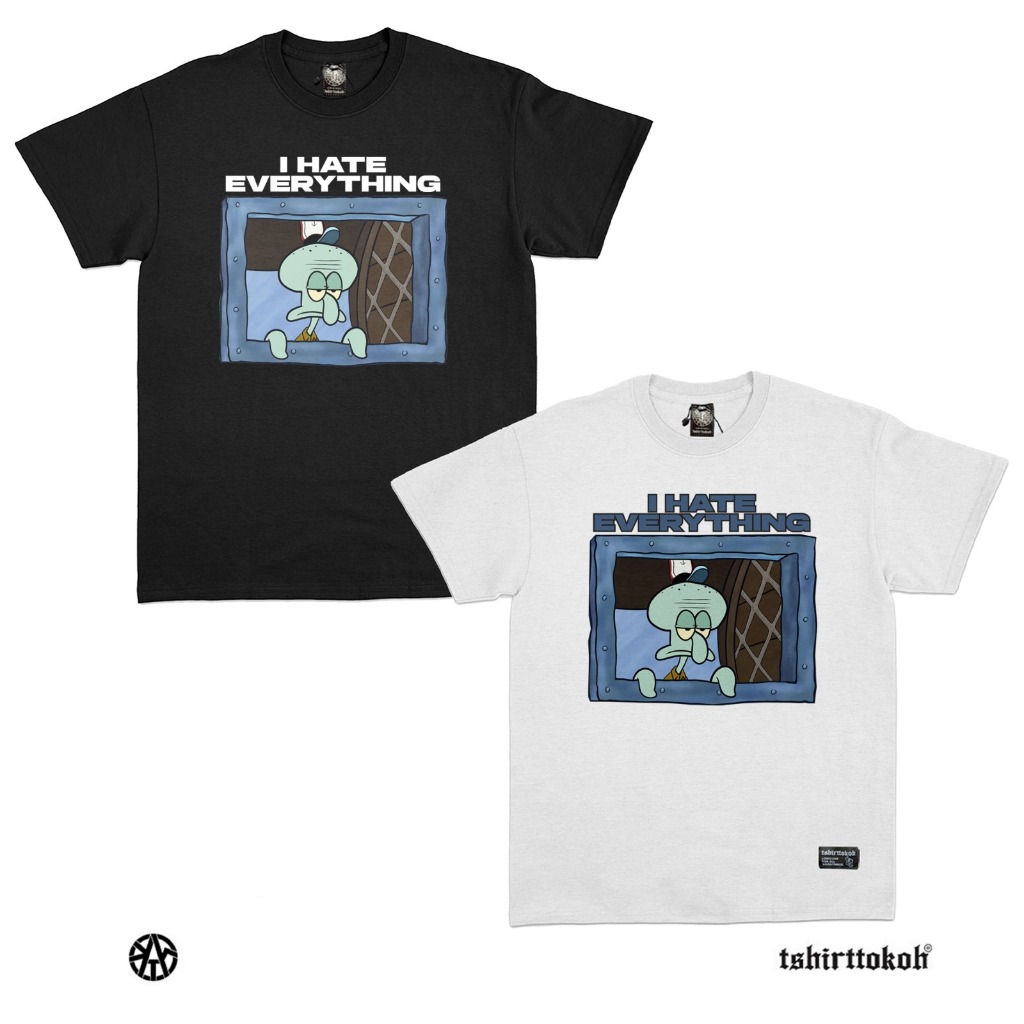 Tshirttokoh - Kaos Squidward