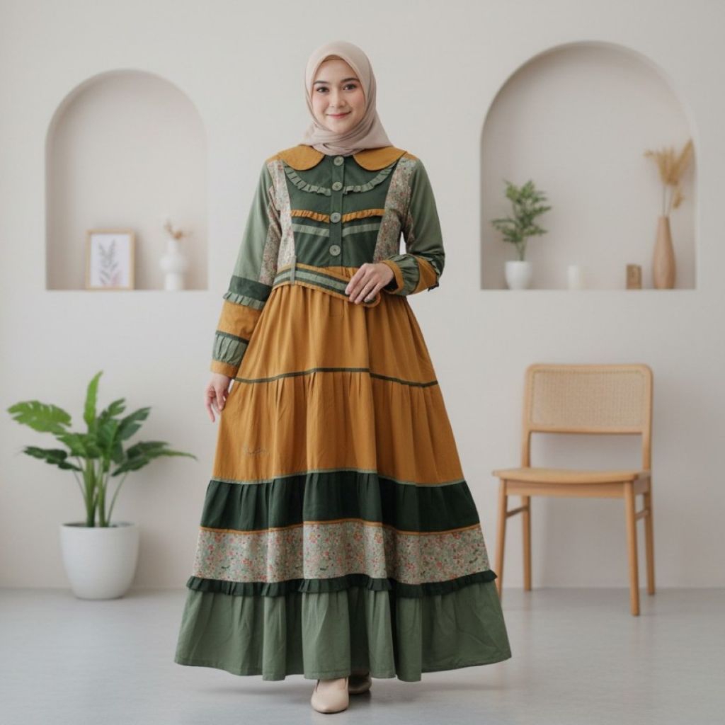 [ORI] GAMIS SHABRINA Terbaru Murah Branded 100% ORIGINAL dan HIGH QUALITY