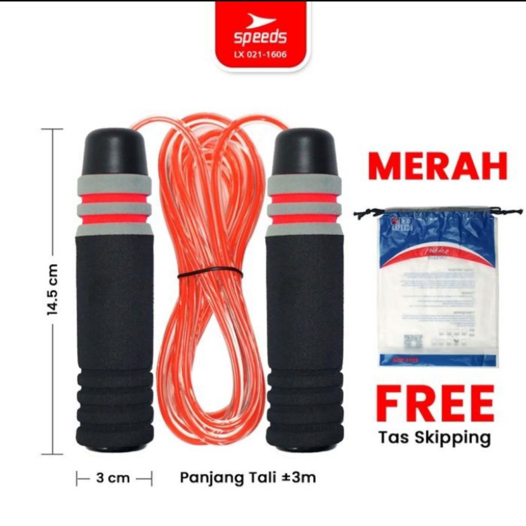 Skipping Speeds Original LX021-1606 SKIPPING JUMP ROPE