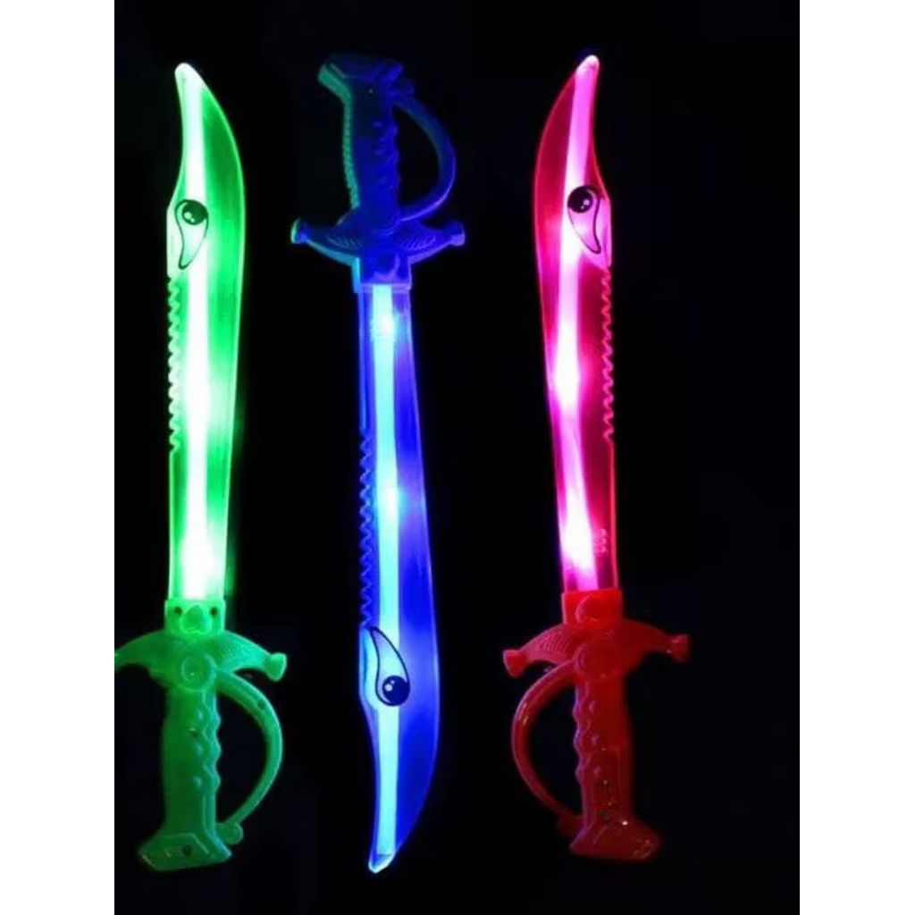 {OTU} Mainan pedang-pedangan LED / Mainan Pedang Anak / Mainan Tongkat Pedang / Mainan Anak Laki Lak