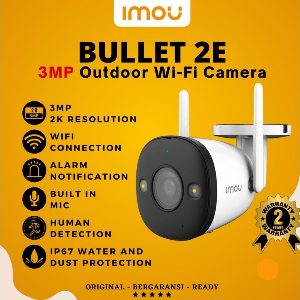 Imou bulet  2E outdoor cctv wifi  3mp
