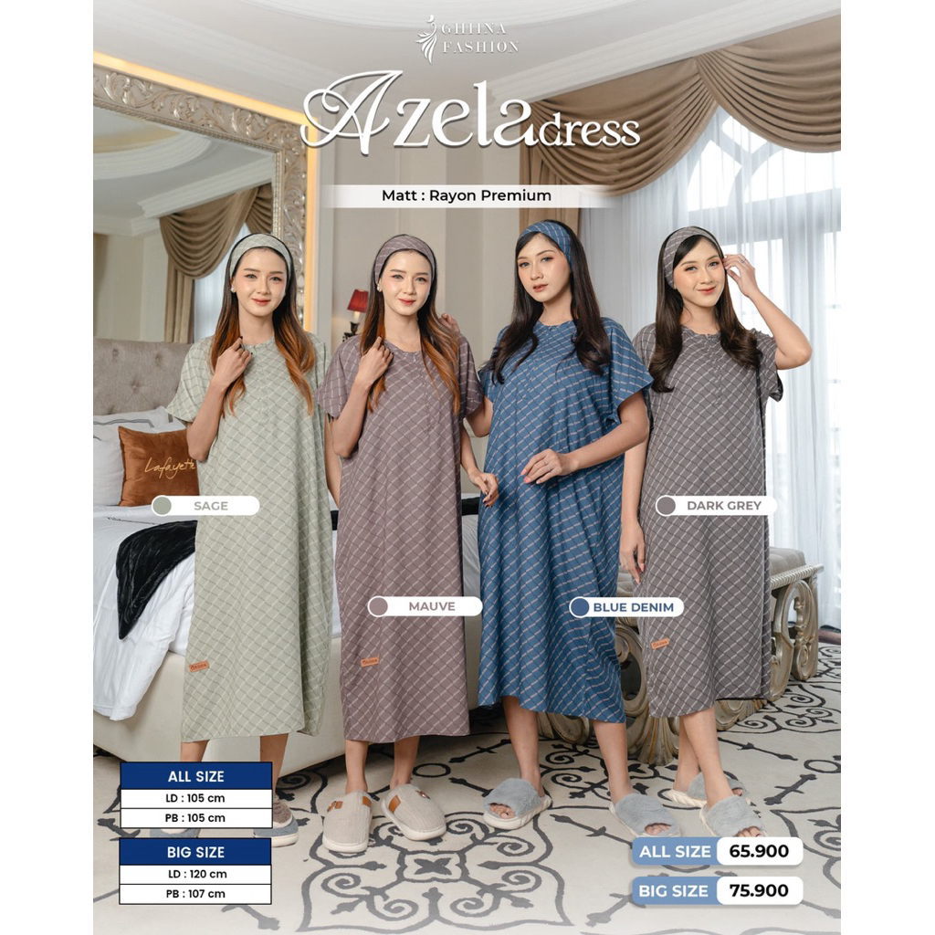 Ghiina Fashion - Dress / Daster / Azela Dress Ghiina Fashion