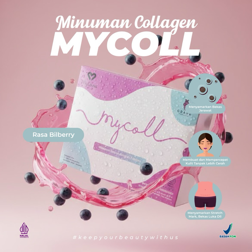 MyColl Collagen Drink by Mylovaa Skincare | Minuman Kolagen pencerah, Anti Aging | Kulit Cerah Kenya