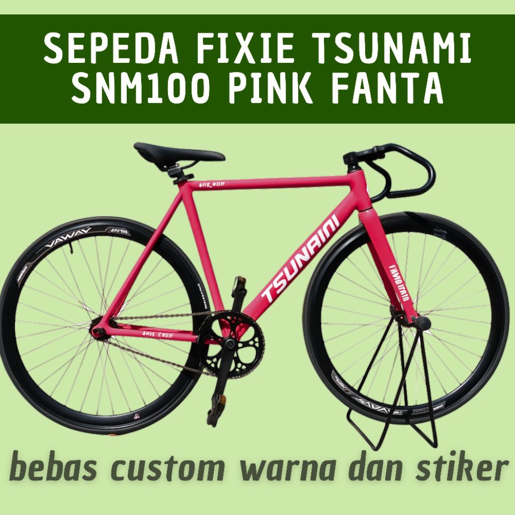 Fullbike Fixie Tsunami SNM100 Pink Fanta