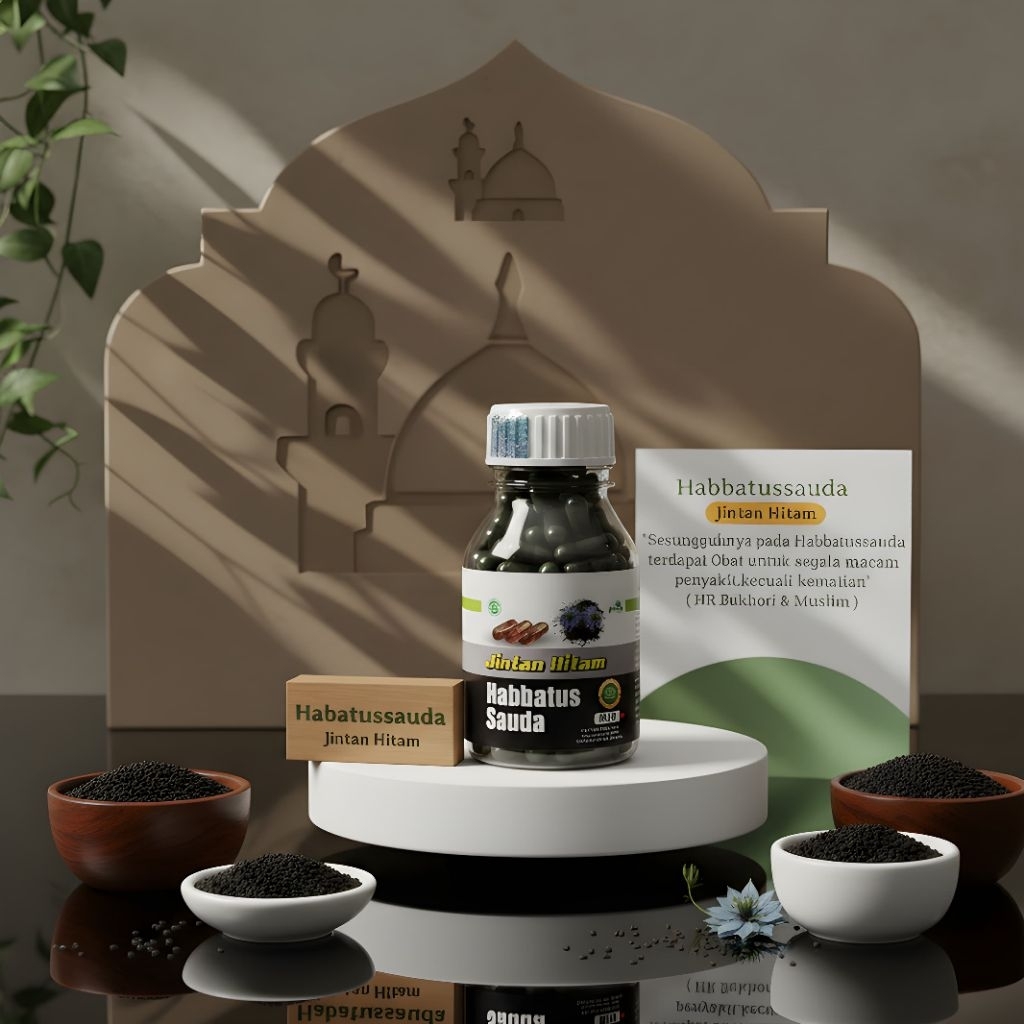 Jintan hitam Habbatussauda 200 Kapsul