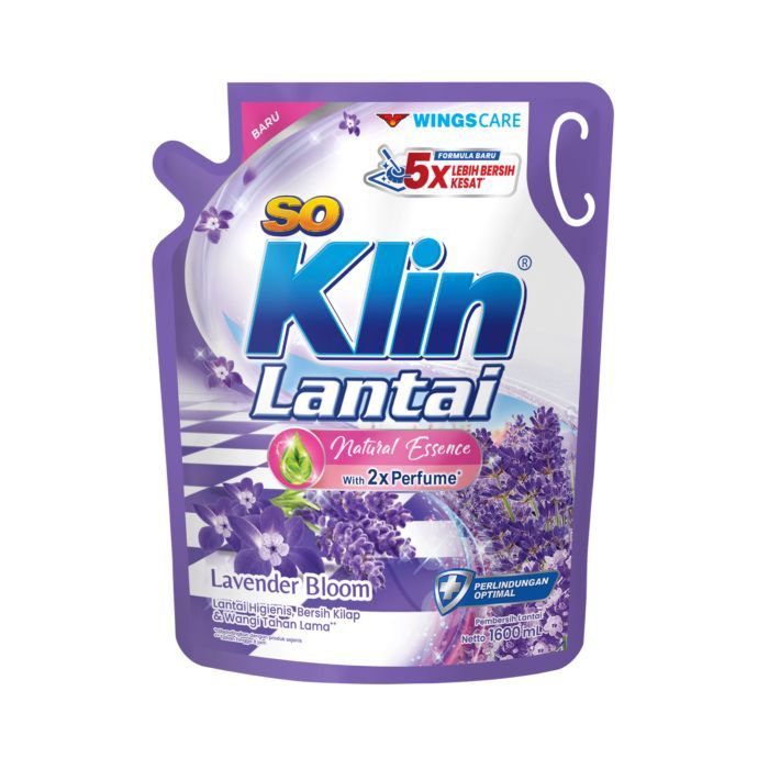 SoKlin Lantai Lavender Bloom Pembersih Lantai 1600ml