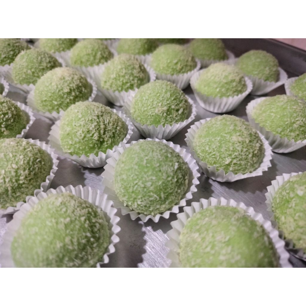 Klepon Cookies/ kue kering klepon