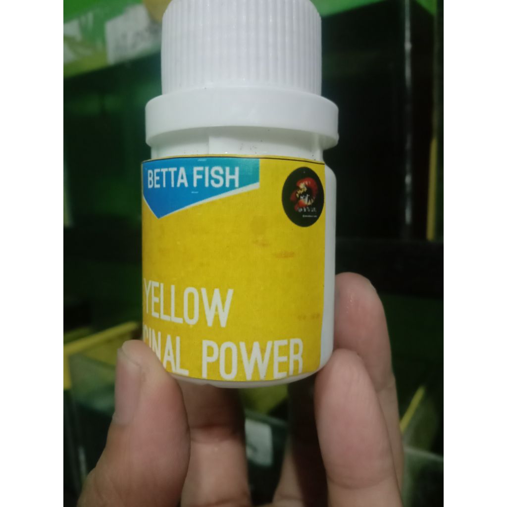 ready murah baru  vitamin ikan cupang perawatan ikan cupang warna kuning
